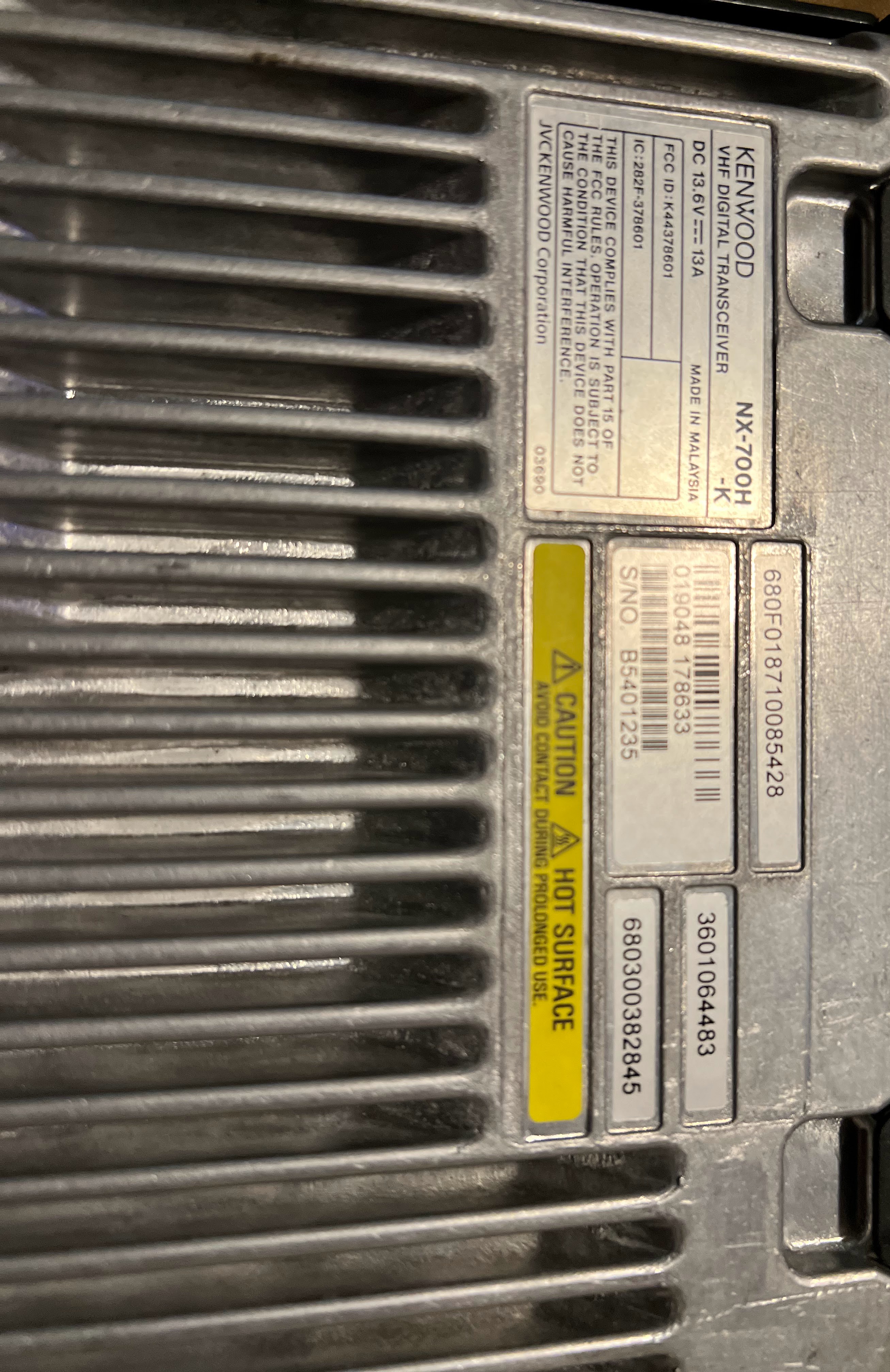NX-700 Bottom View